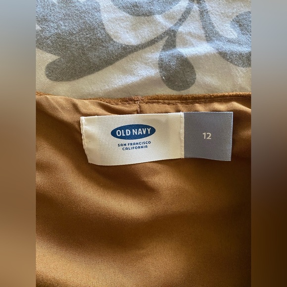 NWT Old Navy faux suede mini size 12 - Picture 4 of 10